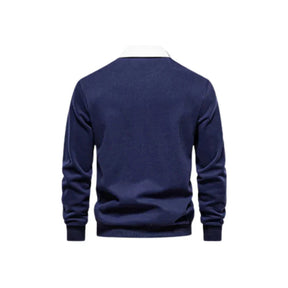 Suéter Masculino Gola Polo Piannaro PN021 em tecido premium e gola polo.