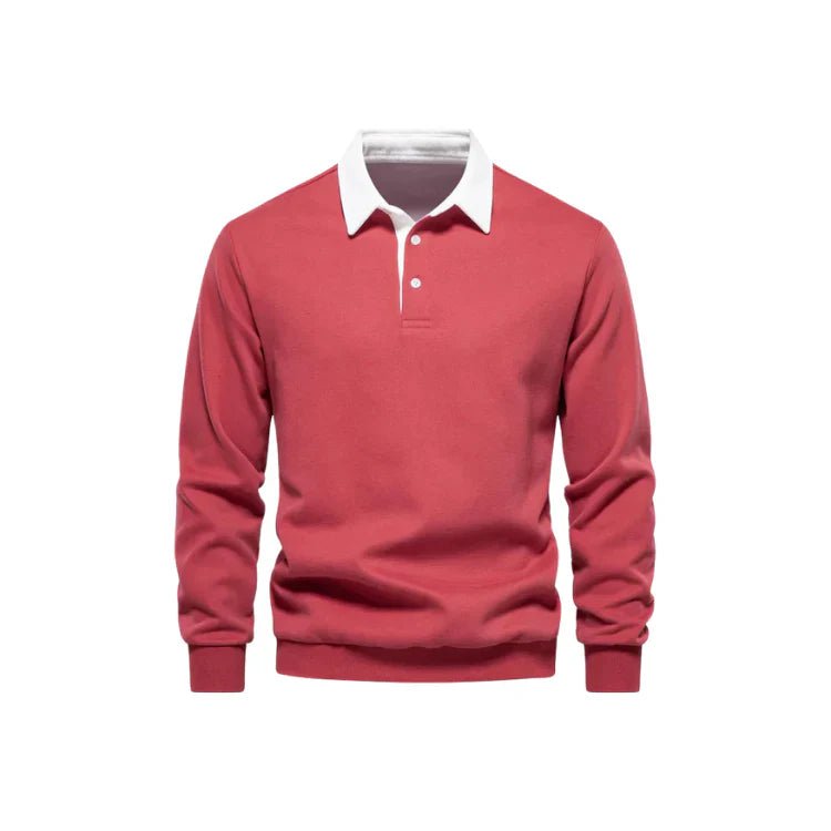 Suéter Masculino Gola Polo Piannaro PN021 em tecido premium e gola polo.