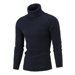 Suéter Masculino Pullover de Gola Alta Piannaro PN177 em tecido premium.