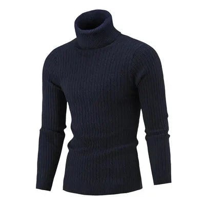 Suéter Masculino Pullover de Gola Alta Piannaro PN177 em tecido premium.