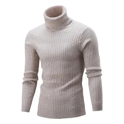 Suéter Masculino Pullover de Gola Alta Piannaro PN177 em tecido premium.