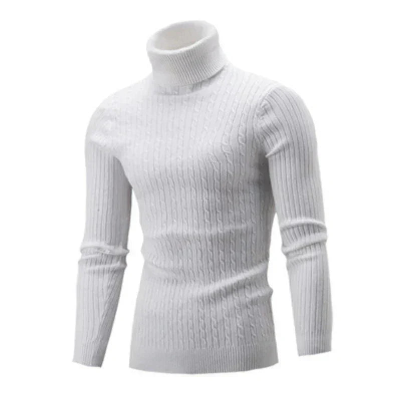 Suéter Masculino Pullover de Gola Alta Piannaro PN177 em tecido premium.