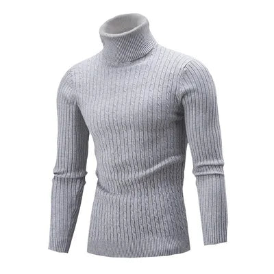 Suéter Masculino Pullover de Gola Alta Piannaro PN177 em tecido premium.