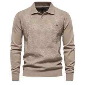 Suéter Masculino Slim Fit em Lã Piannaro, elegante e confortável.