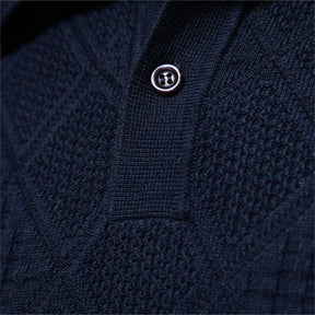 Suéter Masculino Slim Fit em Lã Piannaro, elegante e confortável.