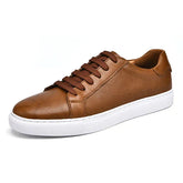Tênis Masculino em Couro Piannaro PN302 em couro, disponível em marrom e preto.