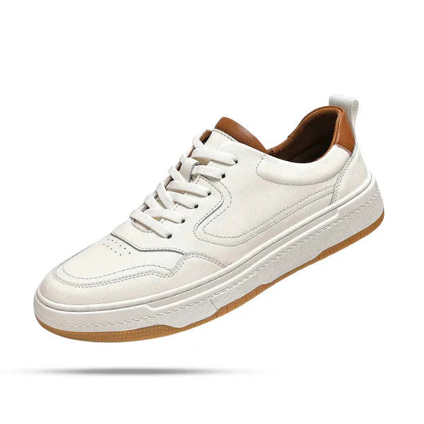Tênis Masculino em Couro Piannaro PN306 disponível em branco e preto.