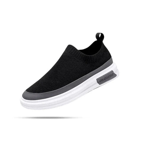 Tênis Masculino Piannaro PN244 em preto e cinza, elegante e versátil.