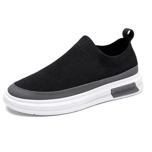 Tênis Masculino Piannaro PN244 em preto e cinza, elegante e versátil.